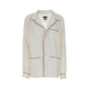 Tom Ford Women White Silk Shirt